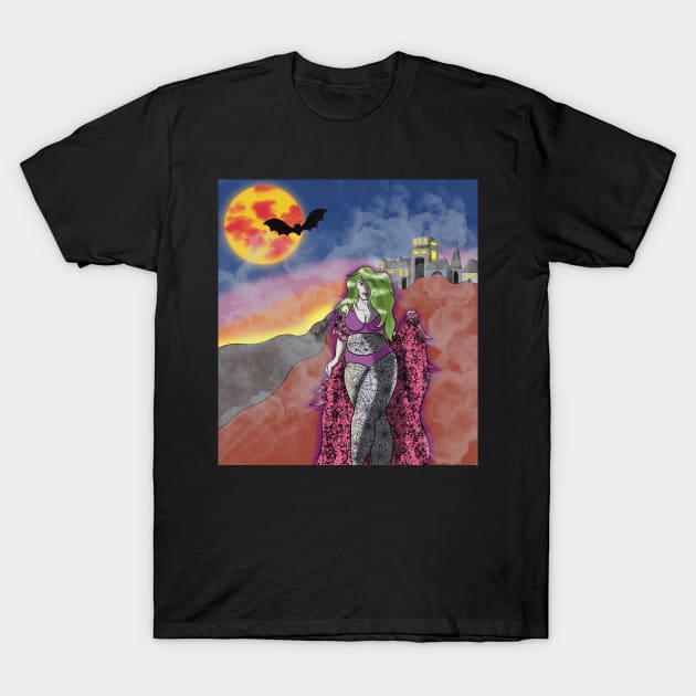 Vampire queen T-Shirt by Dr Paul Art